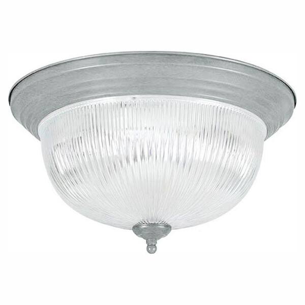 Sunset Dandridge 3-Light Satin Nickel Flush Mount