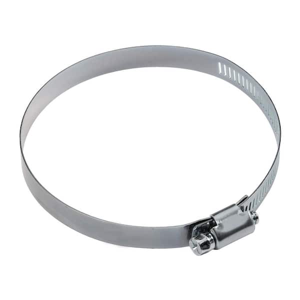 6 in. to 7 in. Adjustable Chrome Plated Worm Clamp
