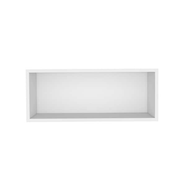 30 in. W x 12.50 in. D x 12 in. H Bathroom Storage Wall Cabinet in White with Spacious Shelf