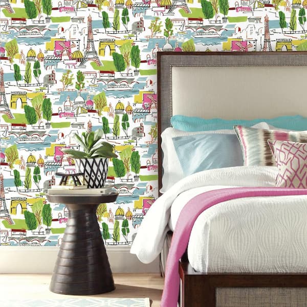 Waverly Arrondissement Peel and Stick Wallpaper (Covers 28.29 sq. ft.)