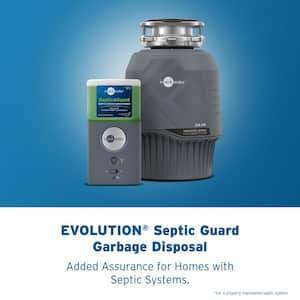 Evolution Septic Guard Advanced Series 3/4 HP Continuous Feed Garbage Disposal with Boost Injection System