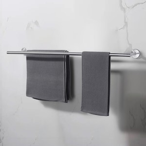 36 in. Wall Mount Towel Bar in Brushed Nickel