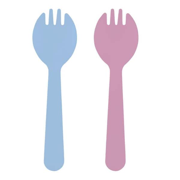 Clear Disposable Plastic Spork Disposable Tableware Individually Wrapped 100 Per Case for Parties School Lunch