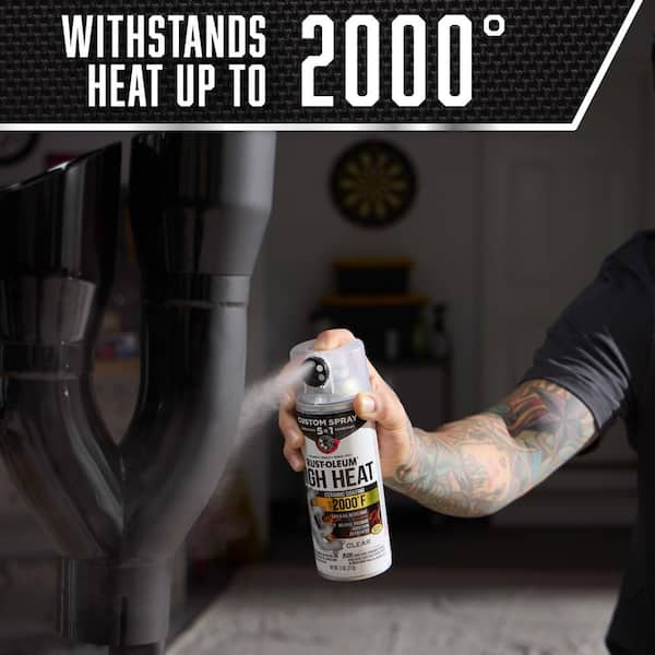 Rust-Oleum Automotive 12 oz. High Heat 5-in-1 Flat Clear