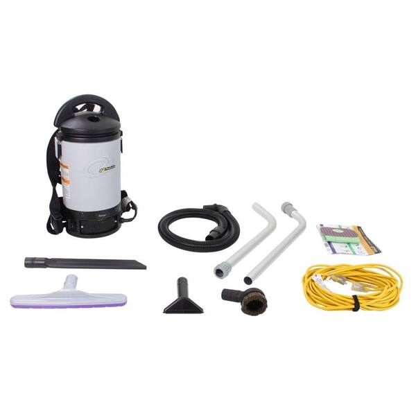 ProTeam Sierra Backpack Commercial Vacuum Cleaner with Restaurant Tool Kit