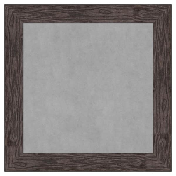 Amanti Art Bridge Black 30 in. x 30 in. Framed Magnetic Board