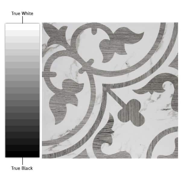 SomerTile Llama Arte Loire Verso Noce x 9-3/4 Porcelain Floor and Wall Tile, Brown