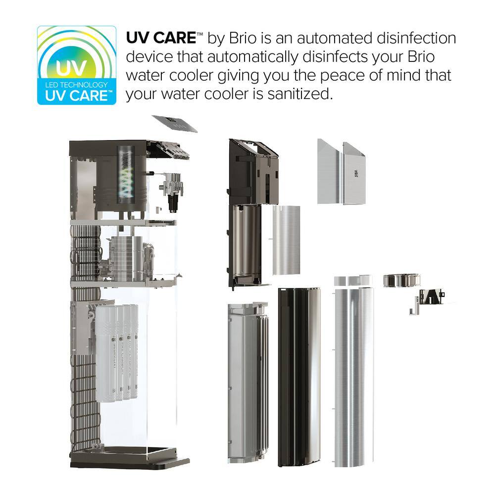 Brio Stainless Steel Reverse Osmosis Bottle-Less Water Cooler