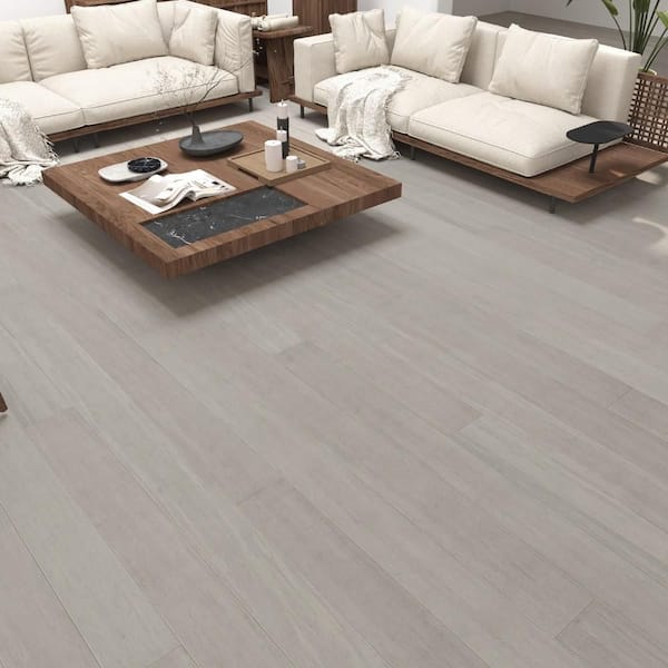 Brighton Khaki 1/2 in. T x 5 in. W x 72-7/8 in. L T and G Prefinished Strand Woven Bamboo Flooring (20.7 sq. ft./Case)