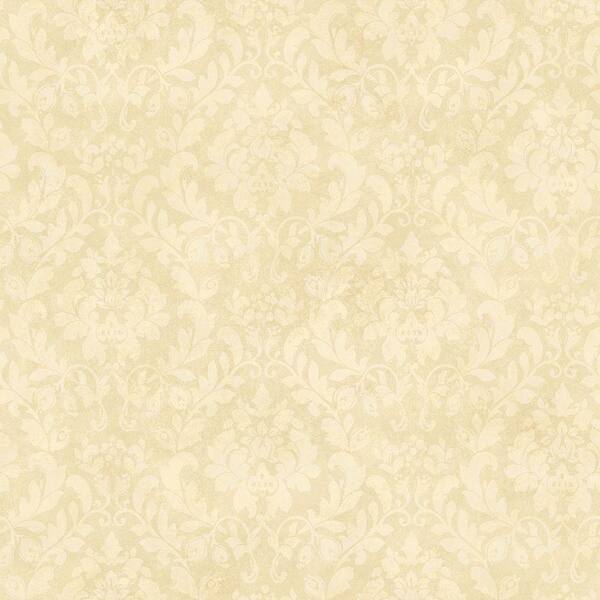 Chesapeake Belle Jardin Damask Taupe Damask Wallpaper