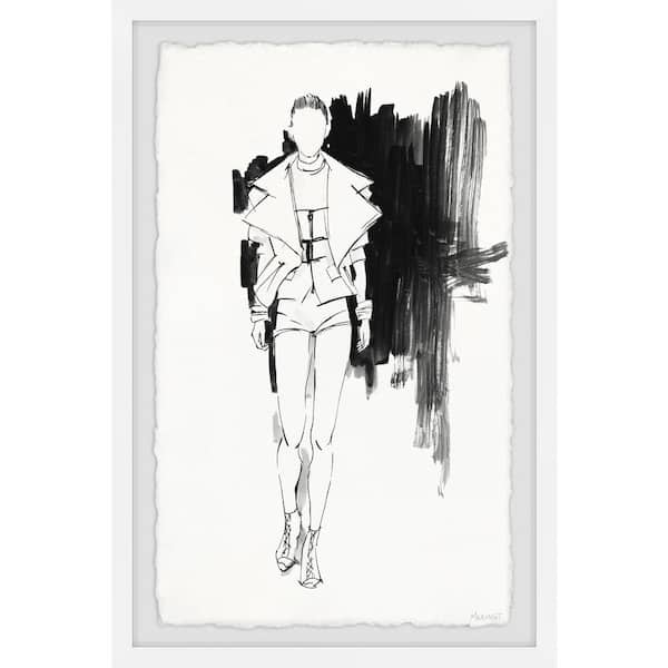 Unbranded "Own the Runway" by Marmont Hill Framed People Art Print 12 in. x 8 in.