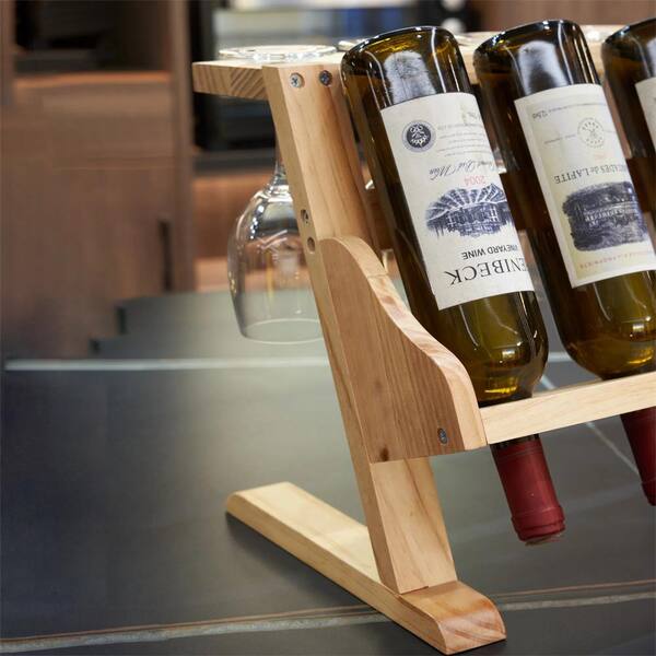 Countertop wine rack online diy