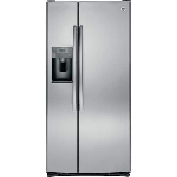 GE 23.2 cu. ft. Side by Side Refrigerator in Stainless Steel, ENERGY STAR