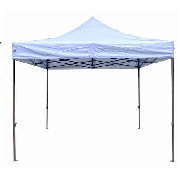Bovenstaande priester Raak verstrikt itapo 10 ft. x 10 ft. White Outdoor Easy Pop-Up Canopy Tent Folding Portable  Tent H-W41933538 - The Home Depot