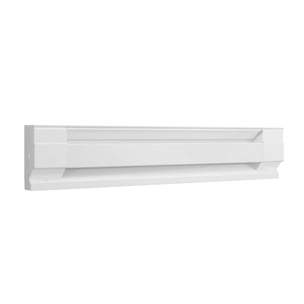 Cadet 36 in. 208-volt 750-watt Electric Baseboard Heater in White 3F750-8W  - The Home Depot
