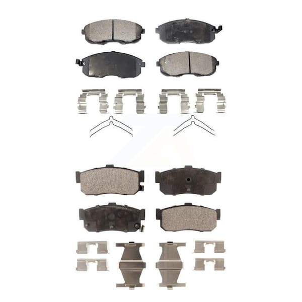 TEC Front Rear Ceramic Brake Pads Kit For Nissan Altima Maxima Sentra Infiniti I30 G20 Altra KTC-100354