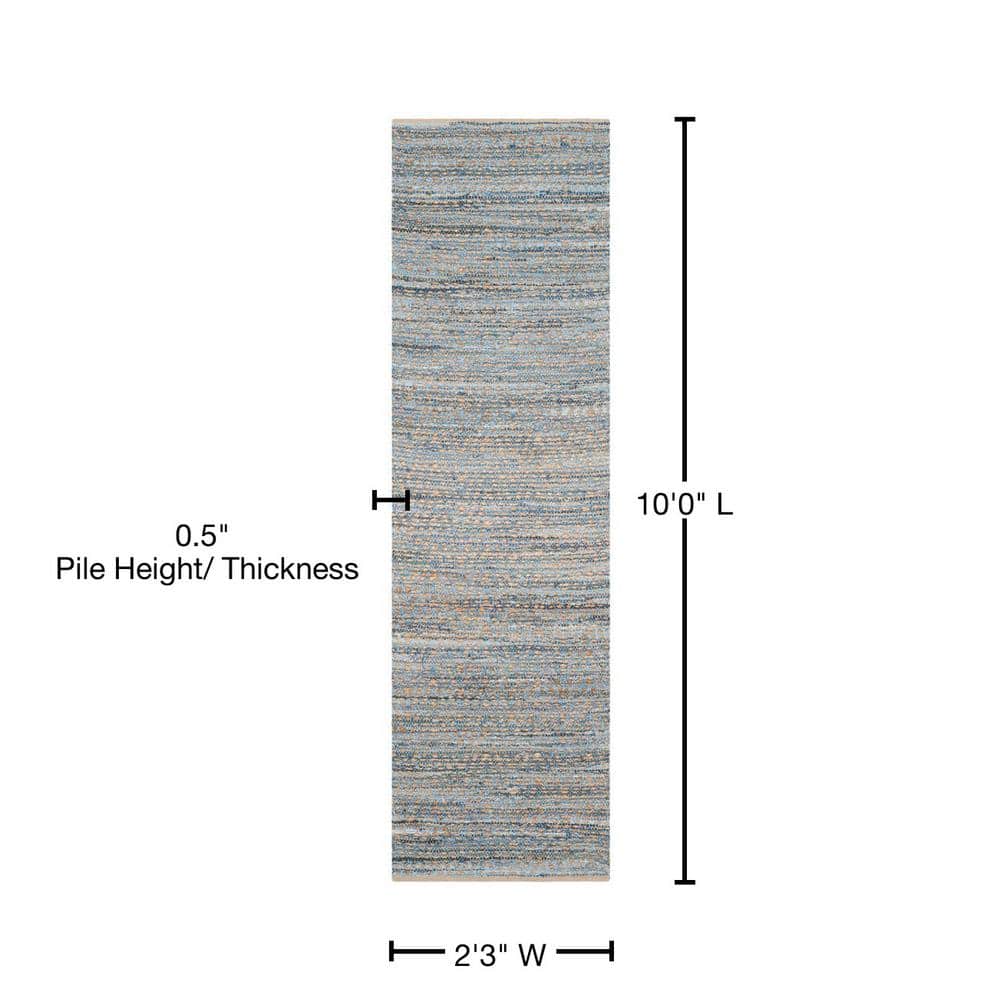 Coastal Charm Off-White Natural Fiber 2'3" x 10' Runner Rug