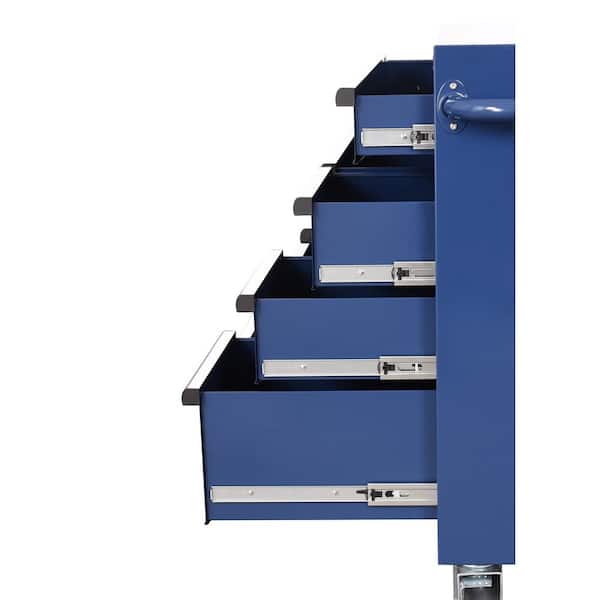 Husky Standard Duty 42 in. 8-Drawer Blue Rolling Tool Cabinet
