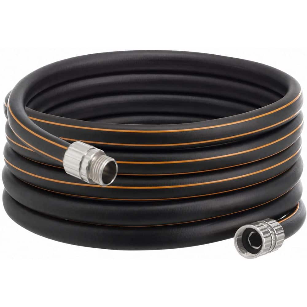 5/8 in. dia.  x 12 ft. Heavy-Duty Flexible Rubber Garden Hose Custom Length No Kink Leakproof Water Hose 1 Piece price history on PriceWatchPro