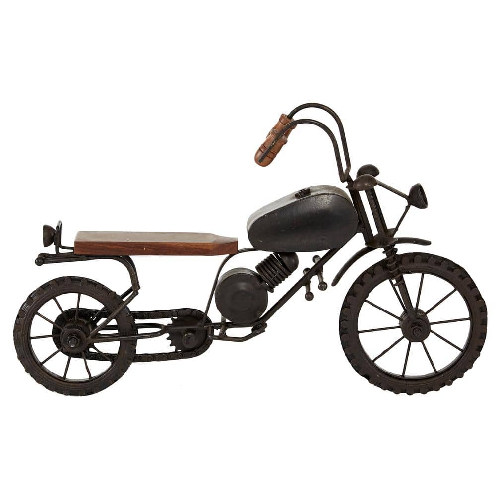 4 in. x 10 in. Black Metal Motorcycle Sculpture price history on PriceWatchPro