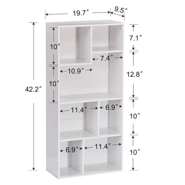 Walker Edison Furniture Company White Twin Solid Wood