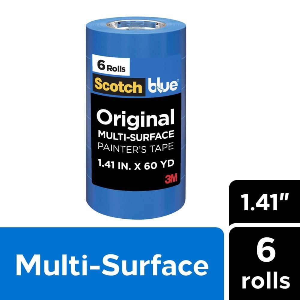 3M ScotchBlue 1.41 in. x 60 yds. Original Multi-Surface Painter's Tape (6-Pack)