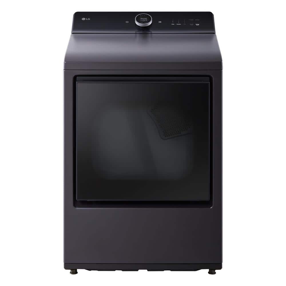 7.3 cu. ft. Vented SMART Gas Dryer in Matte Black with EasyLoad Door, TurboSteam and Sensor Dry Technology