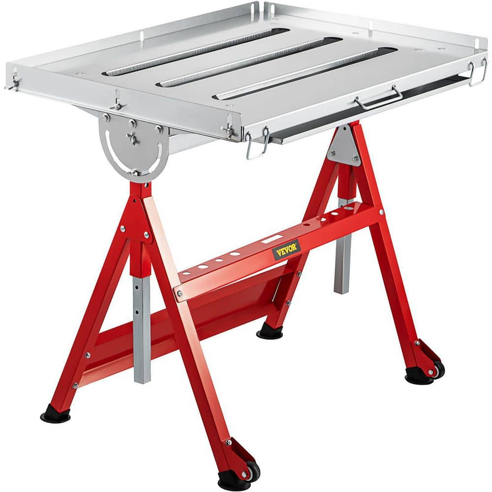 4' x 8' x 5/8 Heavy Duty Steel Work Bench Welding Table - The Equipment Hub