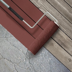 1 gal. #SC-112 Barn Red Textured Low-Lustre Enamel Interior/Exterior Porch and Patio Anti-Slip Floor Paint