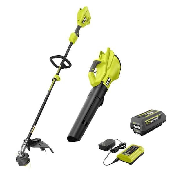 40v Max Kobalt 40v Trimmer Blower Combo Kobalt 40-Volt Cordless