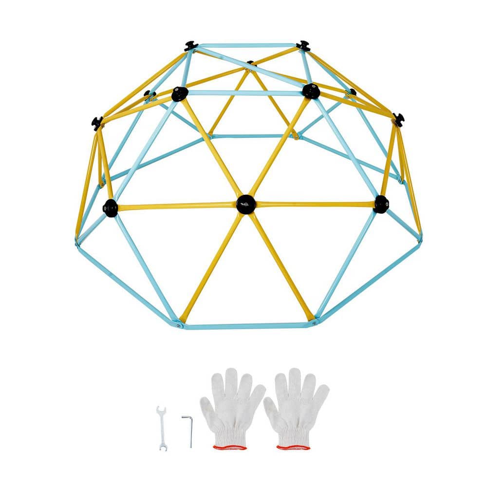 Multi-Colored Climbing Dome, Jungle Gym Supports 600LBS, 6FT Geometric Dome Climber Play Center with Climbing Grip price history on PriceWatchPro