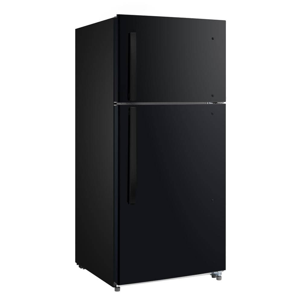 Vissani 18 cu. ft. Top Freezer Refrigerator in Black MDTF18BK
