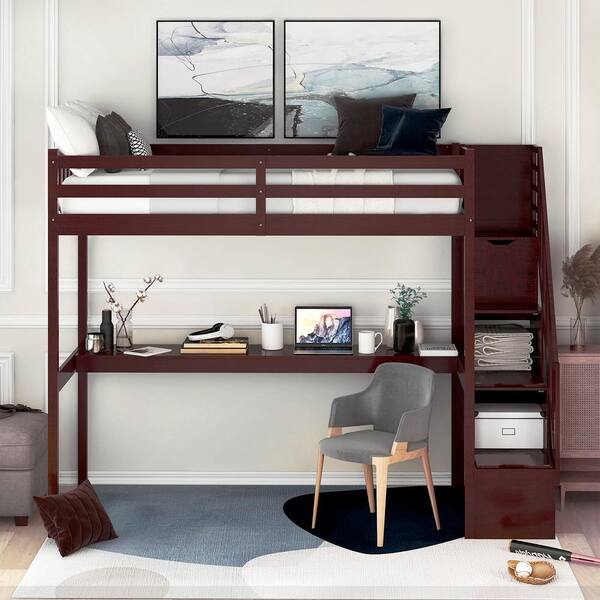 harlan loft bed with desk