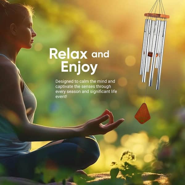 Nature's Melody Premiere Grande Tunes Wind Chimes 24 in. Outdoor