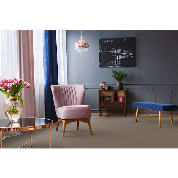 Adalida - Slate - Gray 40 oz. SD Polyester Pattern Installed Carpet