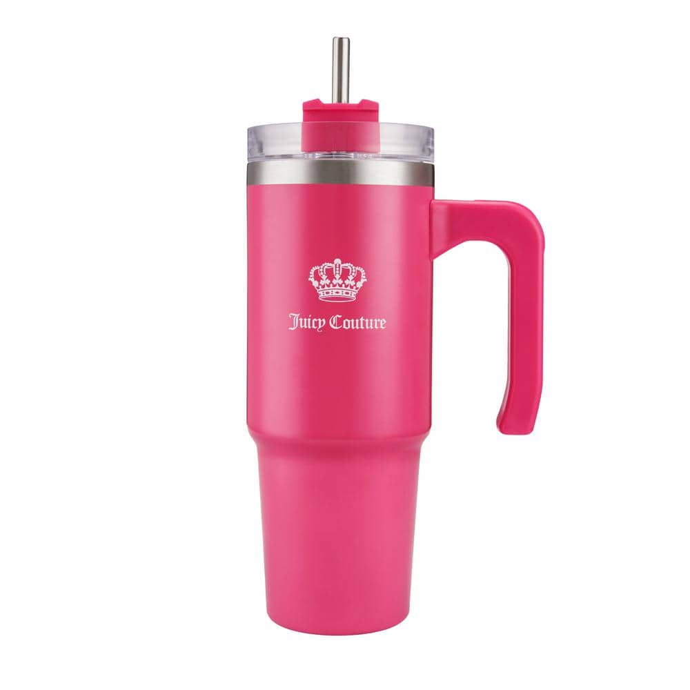 JUICY COUTURE Juicy Travel Style 31.5 oz. Hot Pink Stainless