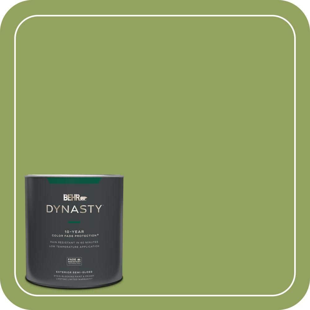 1 qt. Home Decorators Collection #HDC-MD-15 Zesty Apple Semi-Gloss Exterior Stain-Blocking Paint & Primer price history on PriceWatchPro