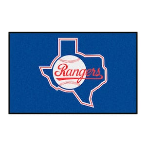 Texas Rangers Blue 1 ft. 7 in. x 2 ft. 6 in. Starter Area Rug