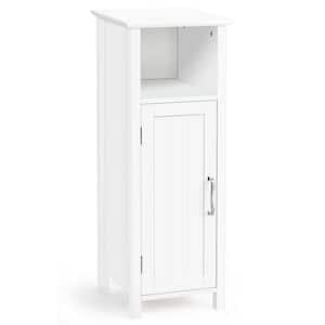 12 in. W x 12 in. L x 31.5 in. H Freestanding Bathroom Storage Linen Cabinet with Adjustable Shelf and Door in White