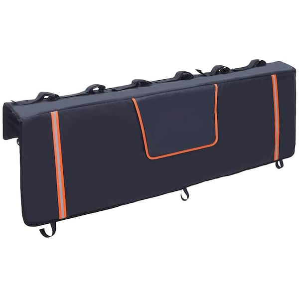 Tailgate Bike Pad, 62 in. Truck Tailgate Pad Carry 6 Mountain Bikes, Tailgate Protection Pad with Reflective Strips