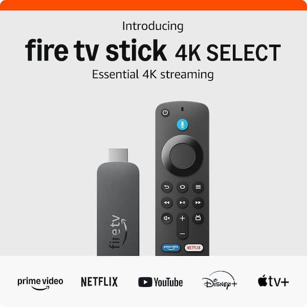 Amazon Fire TV Stick 4K Select , Start Streaming in 4K, AI-Powered