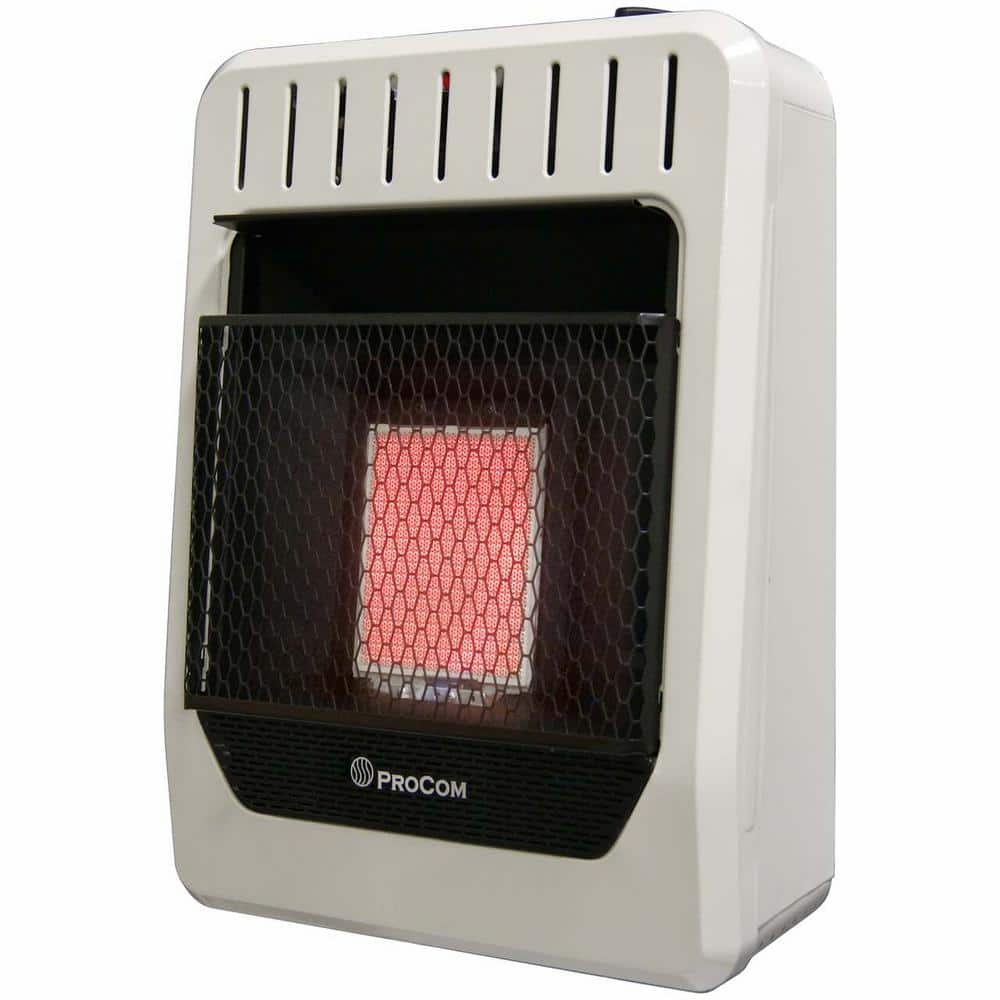 ProCom Heating 10,000 BTU Vent Free Infrared Natural Gas Space Heater ...