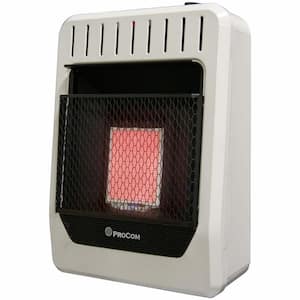 10,000 BTU Vent Free Infrared Natural Gas Space Heater, T-Stat Control