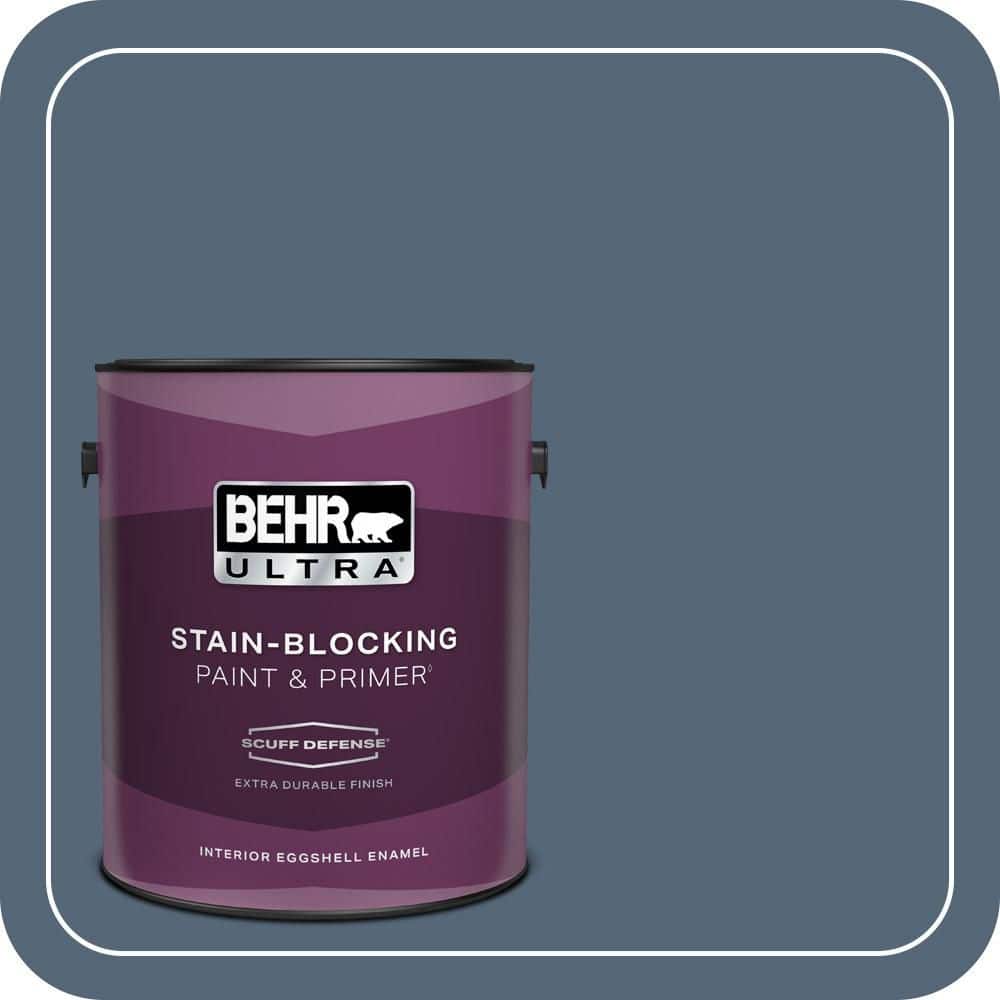 1 gal. #S510-6 Durango Blue Extra Durable Eggshell Enamel Interior Paint & Primer price history on PriceWatchPro
