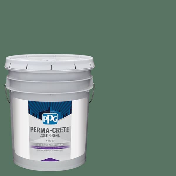Color Seal 5 gal. PPG1133-6 Painted Turtle Satin Interior/Exterior Concrete Stain