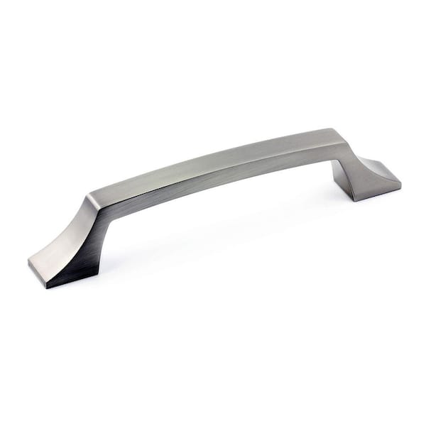 Richelieu Hardware Rosemere Collection 5 1/16 in. (128 mm) Brushed Nickel Transitional Rectangular Cabinet Bar Pull