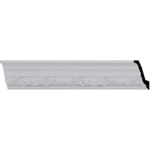 2-3/4 in. x 2-7/8 in. x 94-1/2 in. Polyurethane Caputo Crown Moulding