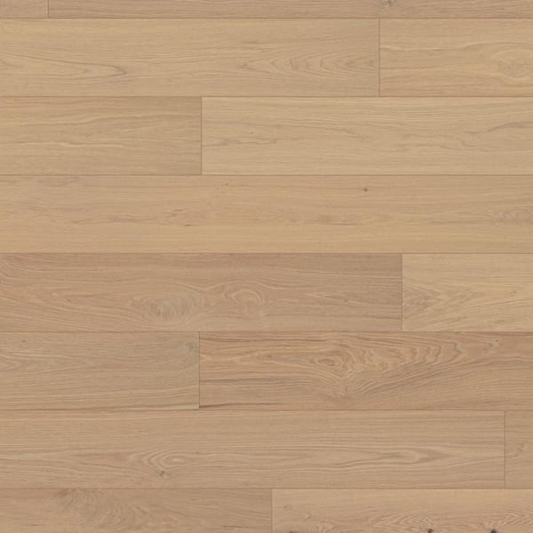 ASPEN FLOORING Take Home sample-Dormer European White Oak 9/16 in.T x 8.66 in.W x 7 in. L Water Resistant Engineered Hardwood Flooring