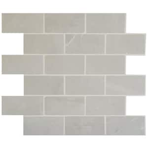 Madison Celeste 12 in. x 12 in. Polished Porcelain Floor and Wall Tile (8 sq. ft./Case)