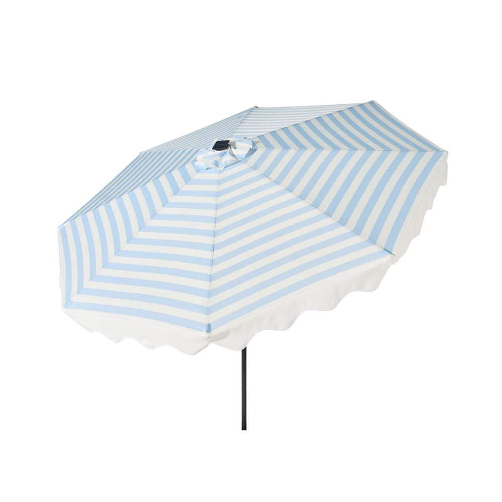 10 ft. Kibo Market Outdoor Patio Umbrella in Light Blue with Crank Lift System and UV-Resistant Fabric (Without Base) price history on PriceWatchPro